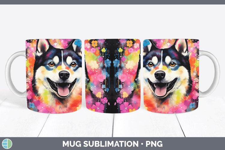 GorgeousNeon Mug Wrap design.