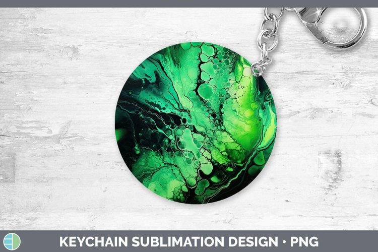 GorgeousNeon Splash Keychain design.