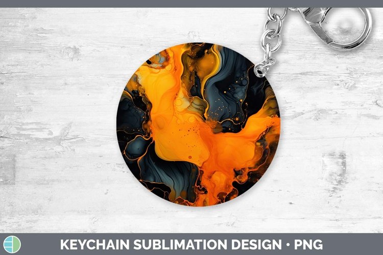 GorgeousNeon Splash Keychain design.