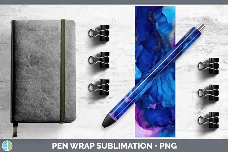 GorgeousNeon Splash Pen Wrap design.