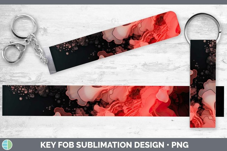 GorgeousNeon Splash Key Fob design.