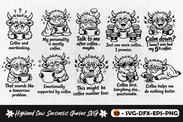 Highland Cow Svg Image 19