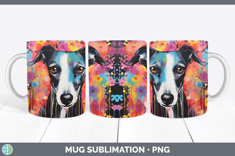 GorgeousNeon Mug Wrap design.