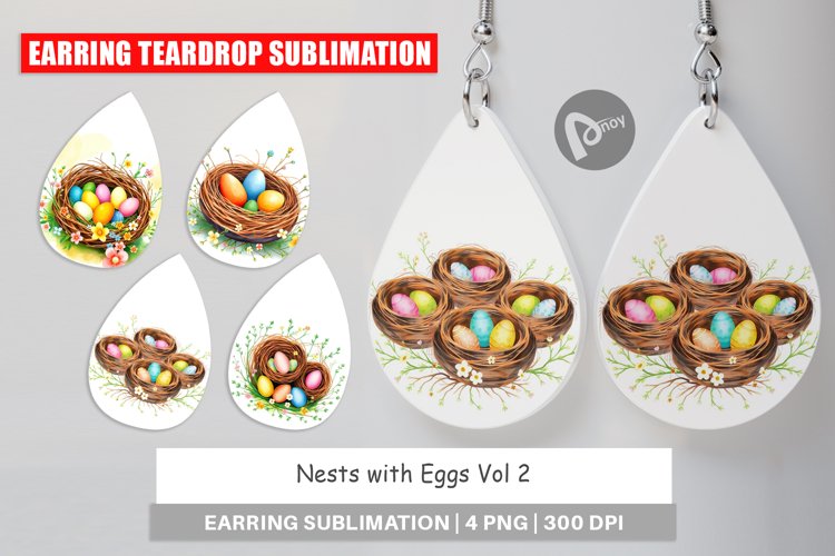 Watercolor Easter Eggs Clipart Image 8