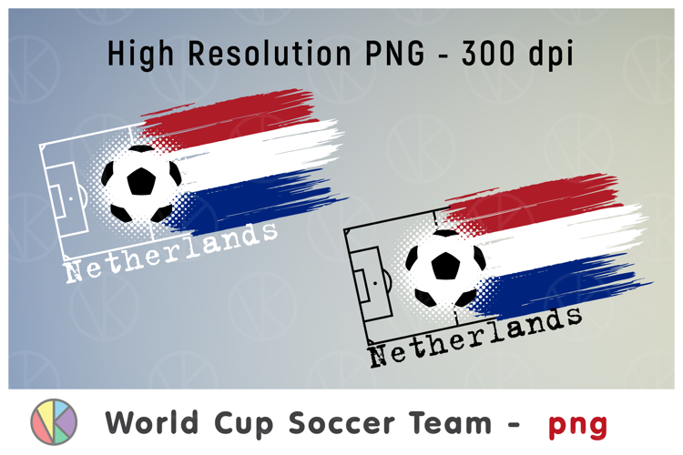 Netherlands National Soccer Team Flag. World Cup 2026