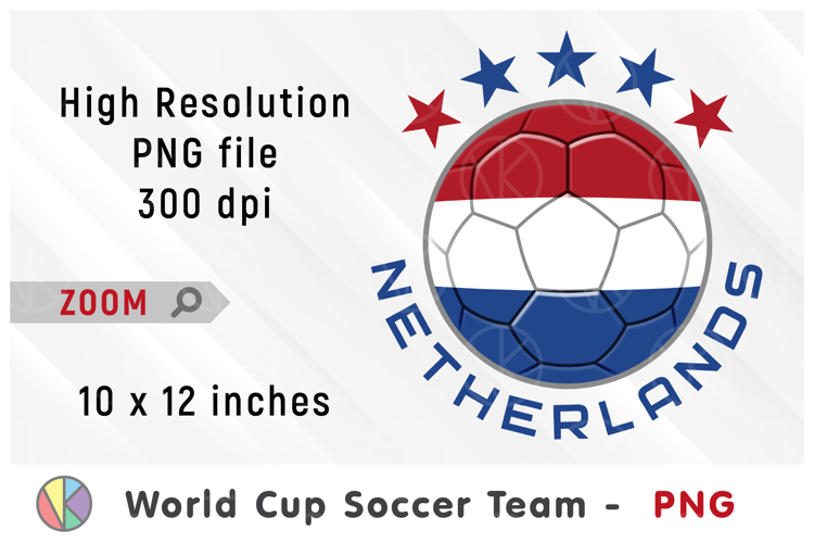 Netherlands National Team Soccer Ball. World Cup 2026