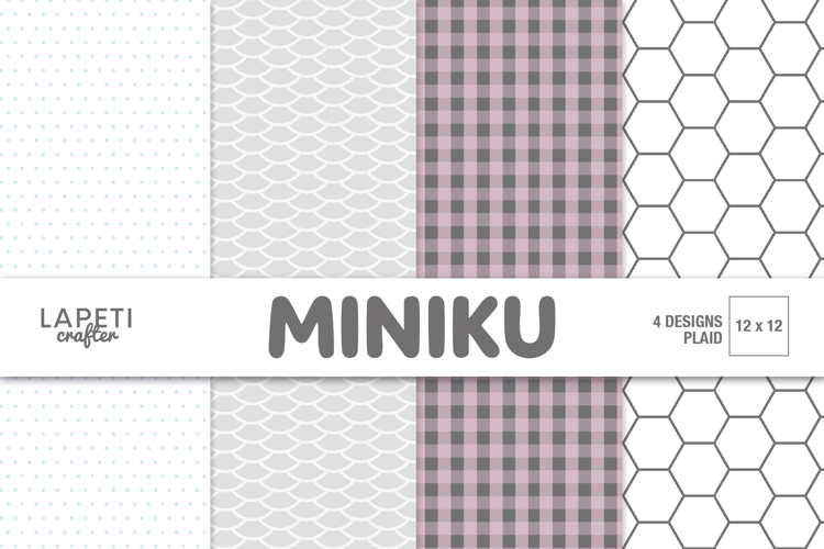 Neutral Digital Scrapbook Paper for Memory Albums