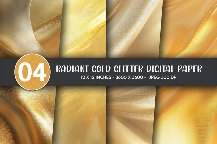 Gold Glitter Background Image 6