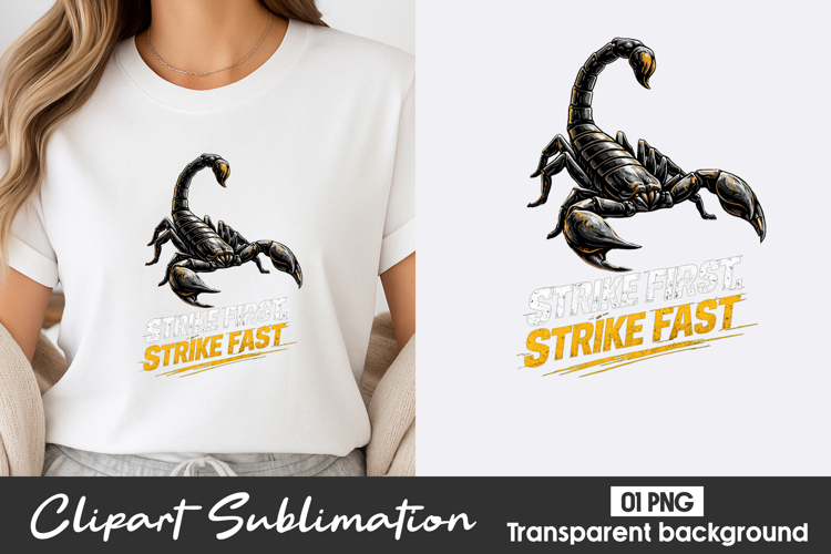 Strike Fast Scorpion Clipart PNG