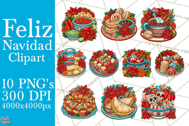 Feliz Navidad Clipart | Latino Culture Christmas