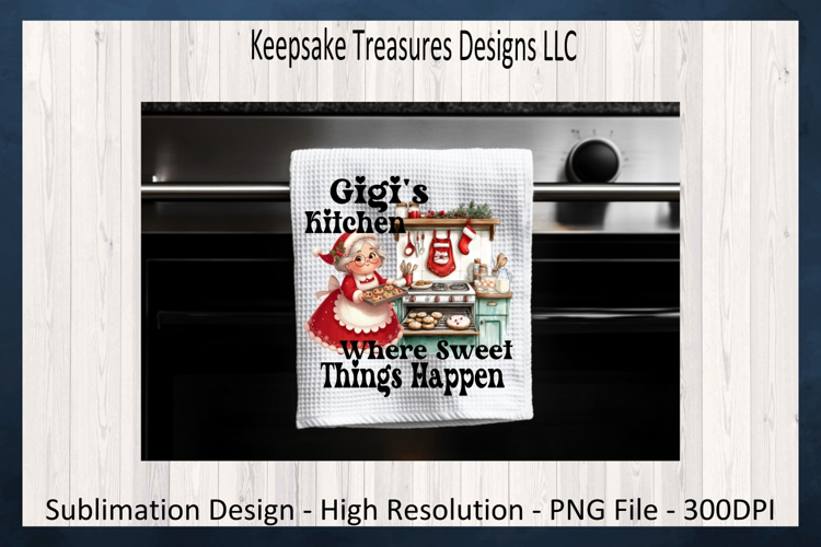 Vintage Kitchen Where Sweet Things Happen, Sublimation Png