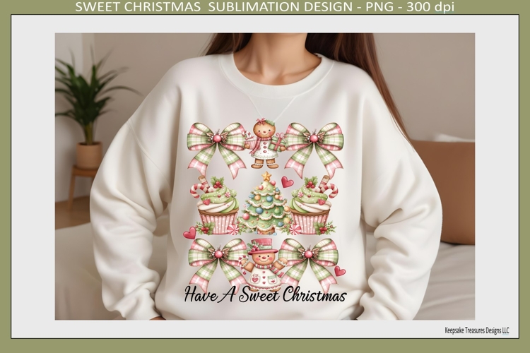 Have A Sweet Christmas Sublimation Png Design, T-Shirt, Mugs