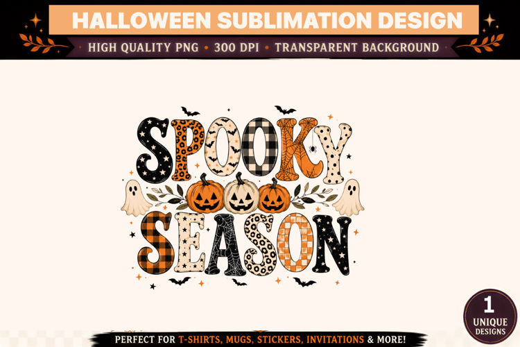 Spooky Season Halloween PNG Cute Ghost Pumpkin