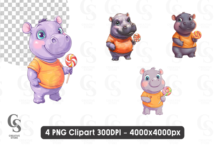 Hippo Illustration Image 2
