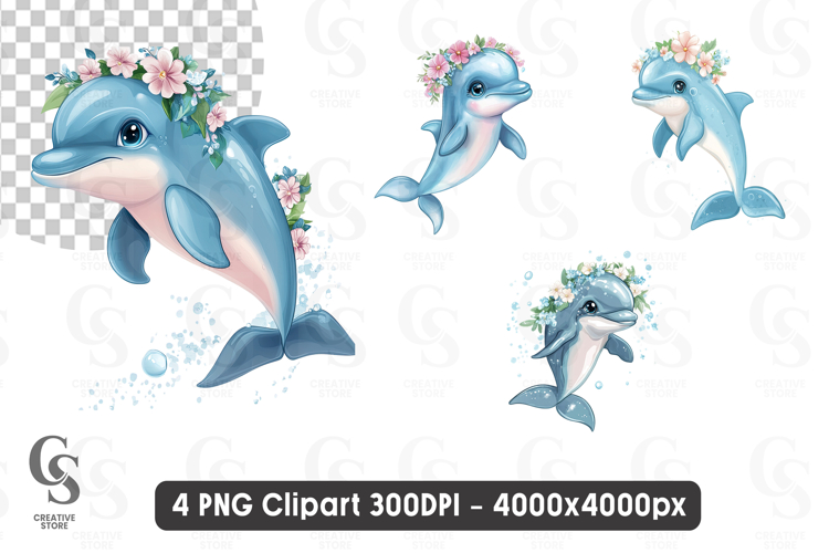 Dolphin Clipart Image 11