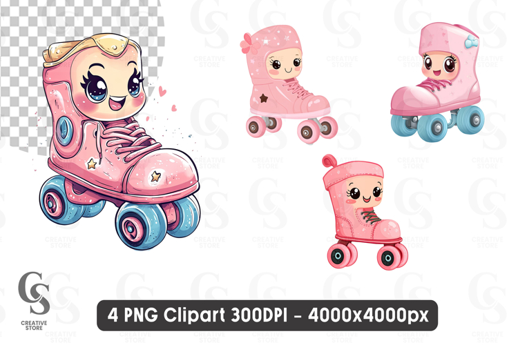 Roller Skating Clipart Image 2