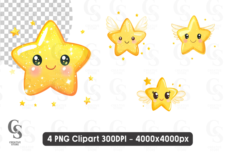 Cute Star Clipart Image 3
