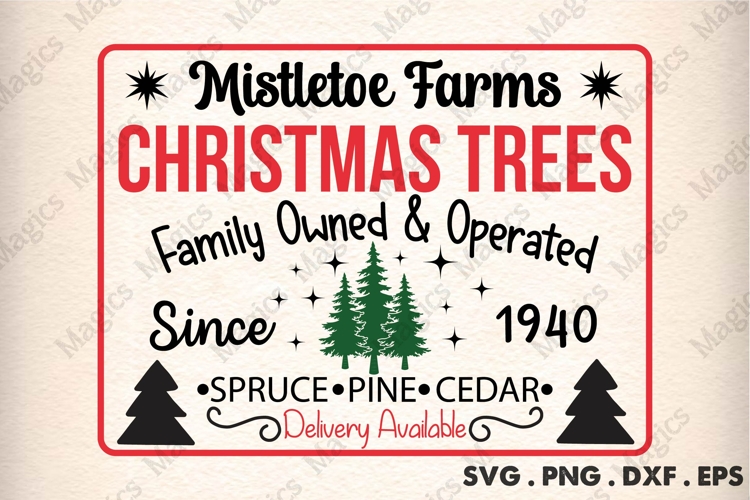 Christmas Trees Svg Image 16