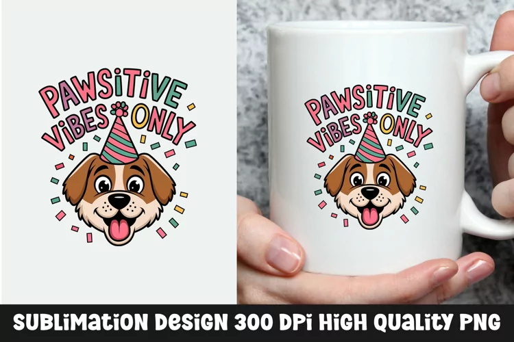 Dog sarcastic mug sublimation design