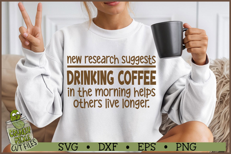 New Research Suggests Coffee SVG File