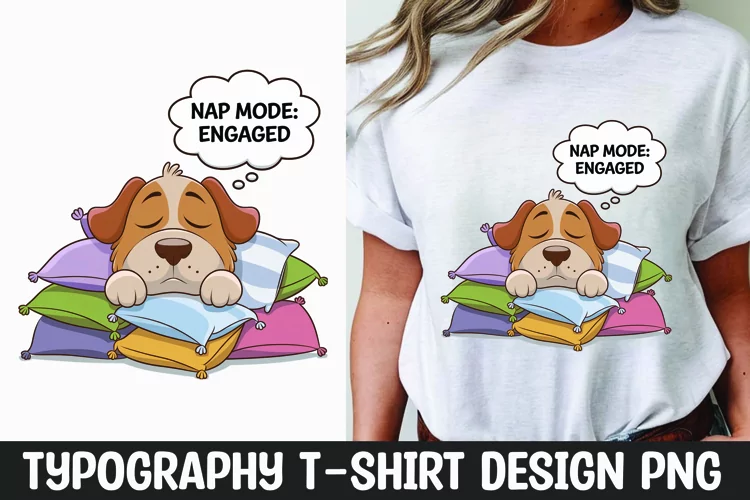 Dog sarcastic quote t-shirt sublimation design