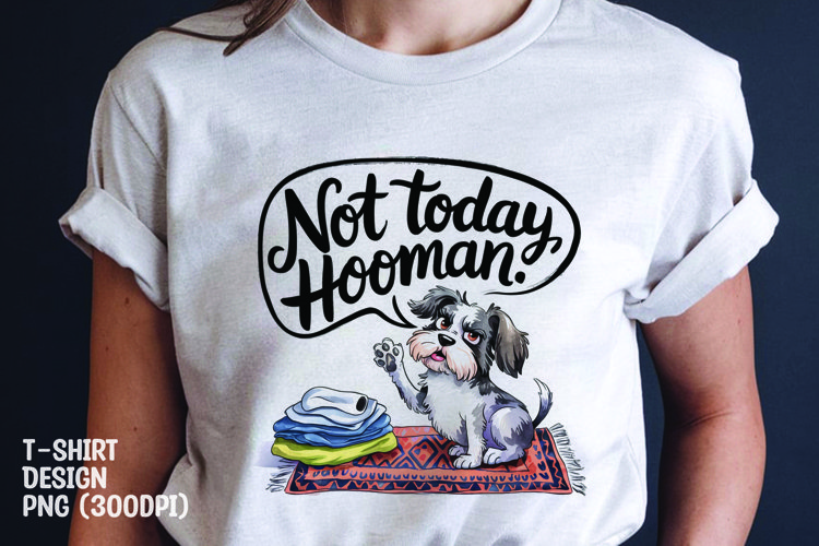 Watercolor sarcastic dog t-shirt sublimation png