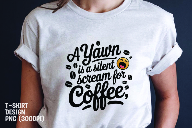 Sarcastic Coffee quote sublimation tshirt design