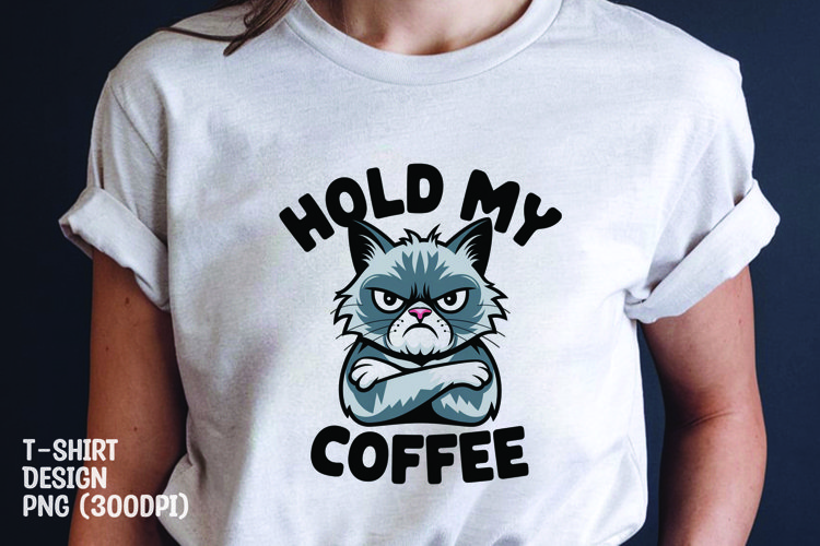 CAT SARCASTIC QUOTE SUBLIMATION T-SHIRT DESIGN