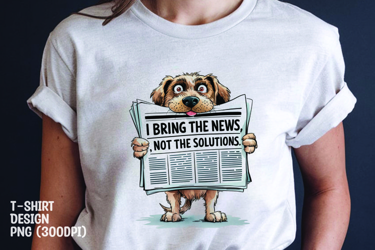 Watercolor sarcastic dog t-shirt sublimation png