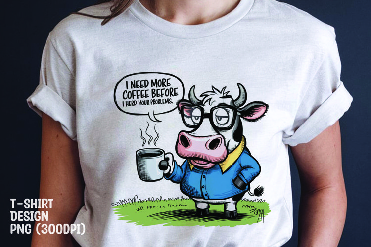 Watercolor sarcastic dog t-shirt sublimation png