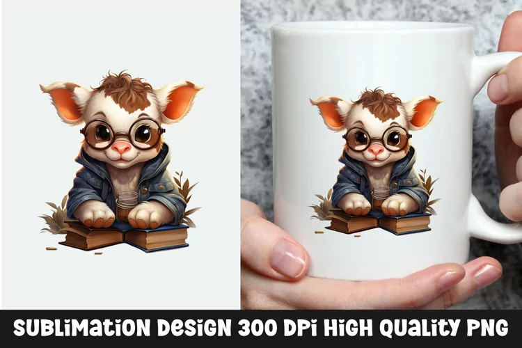 Cow mug sublimation png