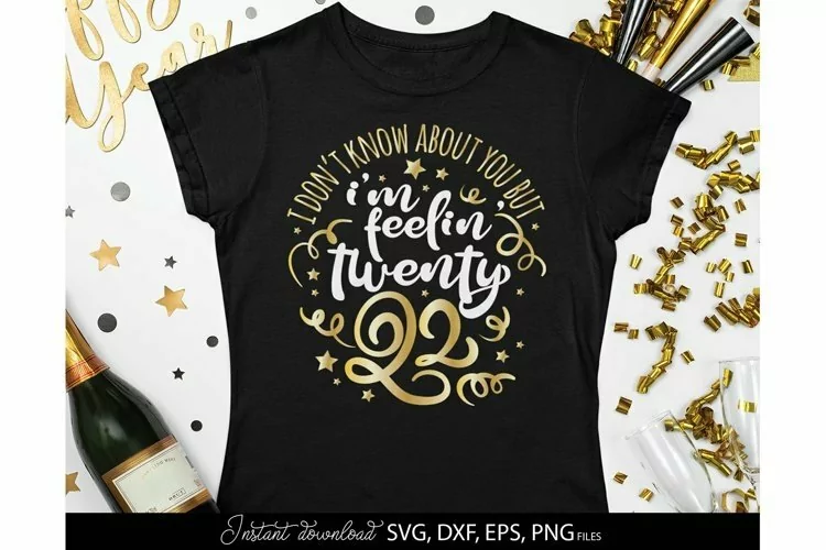 New Years Quotes SVG PNG | 2022 New Year Sublimation