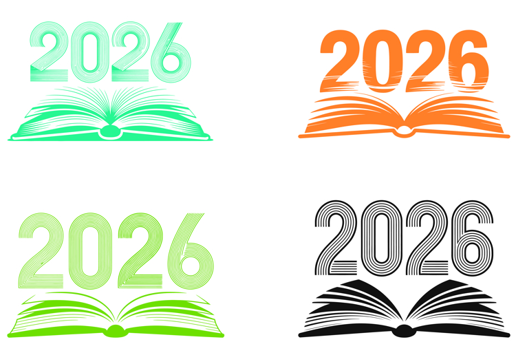 Open Book 2026 Education Vector Set