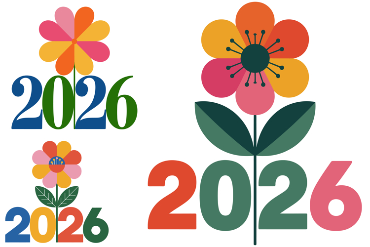 Abstract Floral 2026 Set