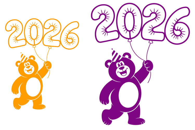 Happy Teddy Bear 2026 Set