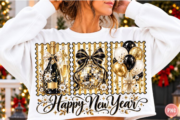 New Year 2026 Png, Disco Ball Png example image 1