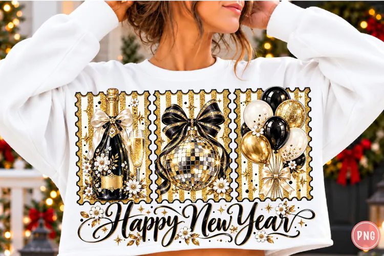 New Year 2026 Png, Disco Ball Png