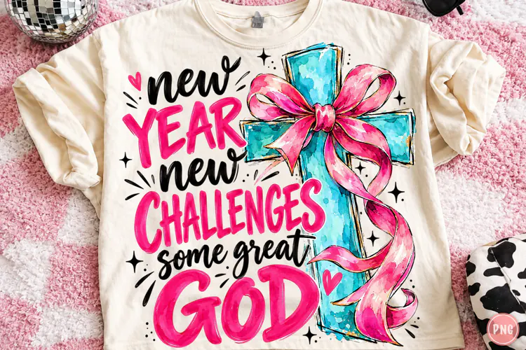 New Year New Challenges Some Great God PNG