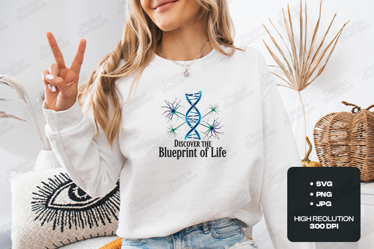 Discover The Blueprint Of Life Biology Quote Design