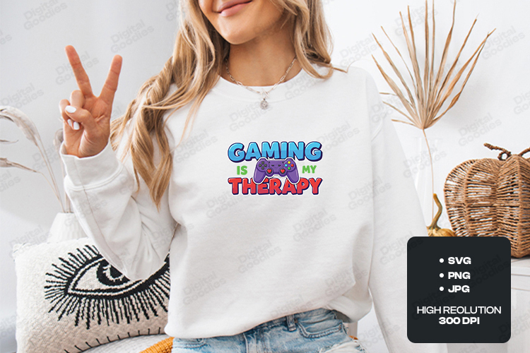 Gaming Mode Activated SVG - Gamer Power Button Cut File