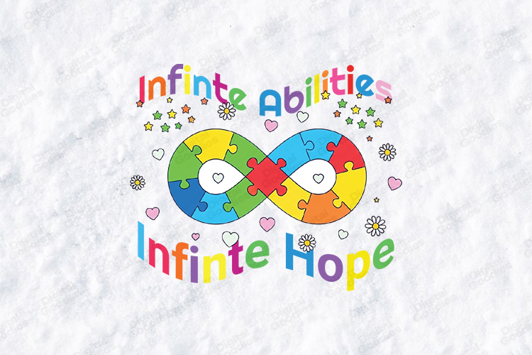 Infinite Abilities SVG - Autism Awareness Infinity Symbol