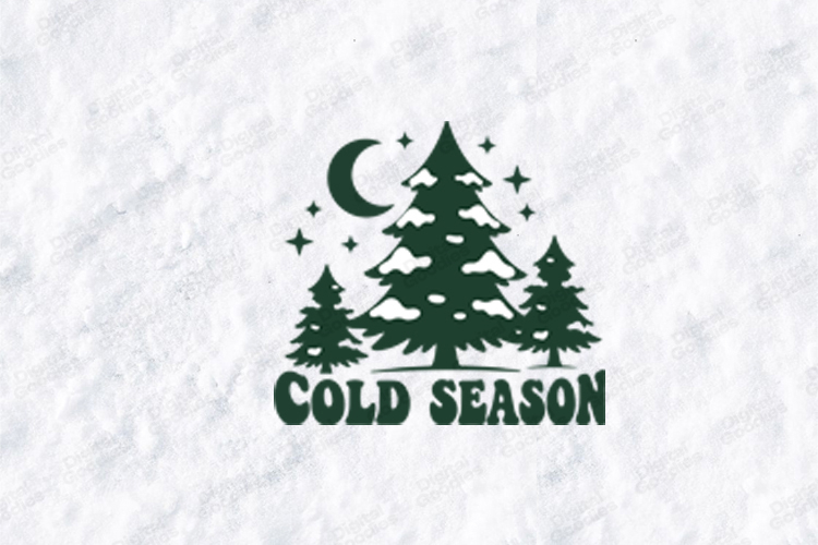 Snow Baby Winter SVG - Cute Snowflake Christmas Cut File