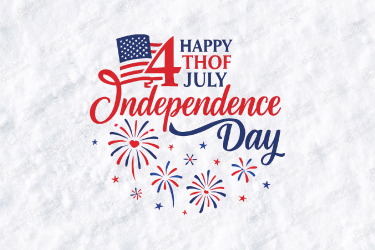 Happy 4th of July SVG - Patriotic USA Independence Day File