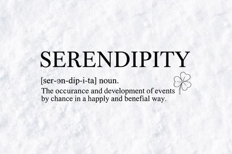 Serendipity Definition SVG - Minimalist Dictionary Quote PNG