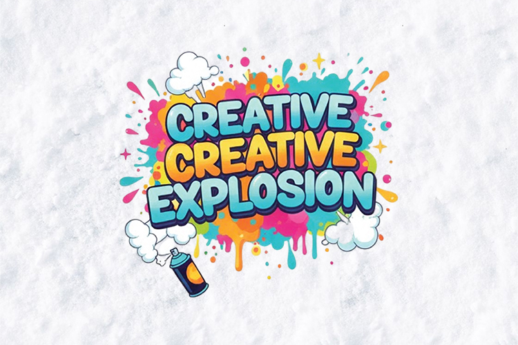 Graffiti Creative Explosion SVG - Retro Street Art PNG