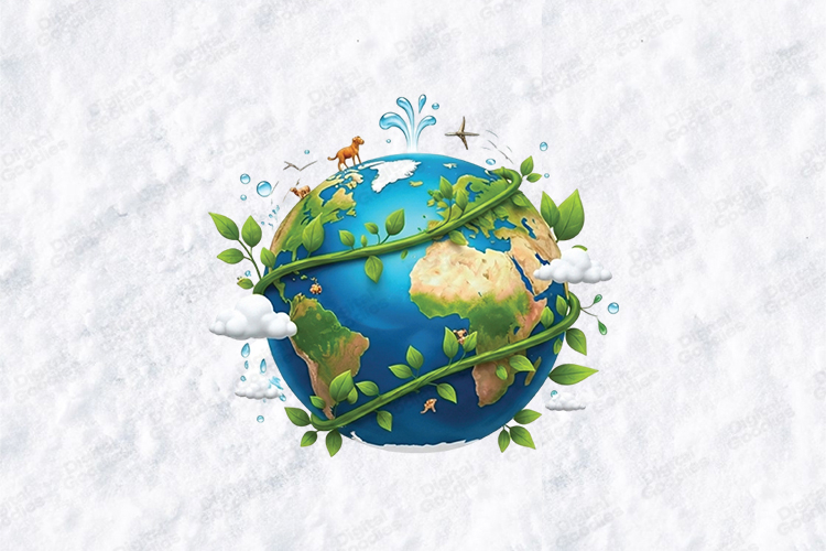Earth Nature Globe Illustration Environmental Design