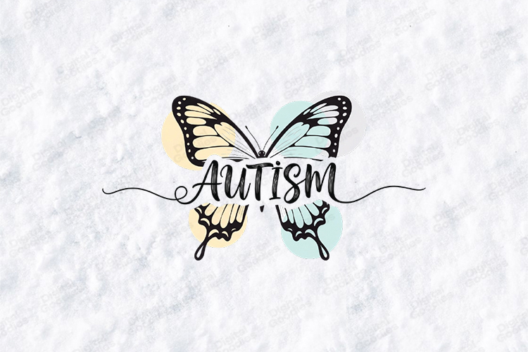Autism Awareness SVG - Butterfly Neurodiversity Cut File