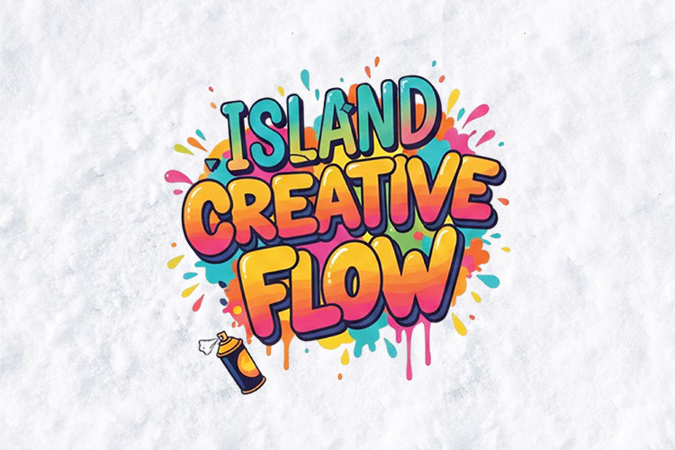 Island Creative Flow SVG - Urban Graffiti Street Art PNG