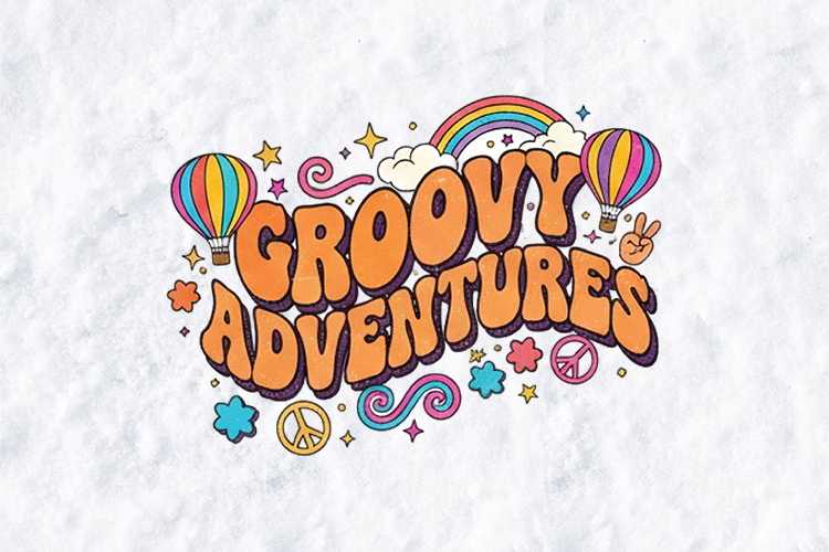 Retro Groovy Adventures SVG Sublimation 70s Hippie Design