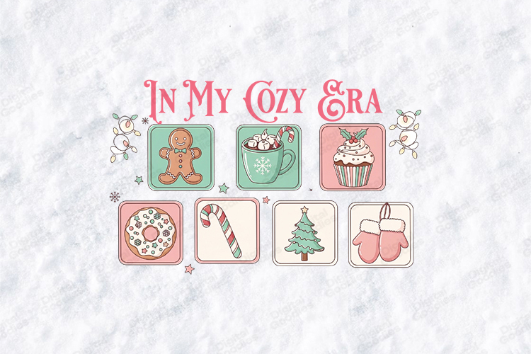 In My Cozy Era SVG | Cute Christmas Icons Sublimation
